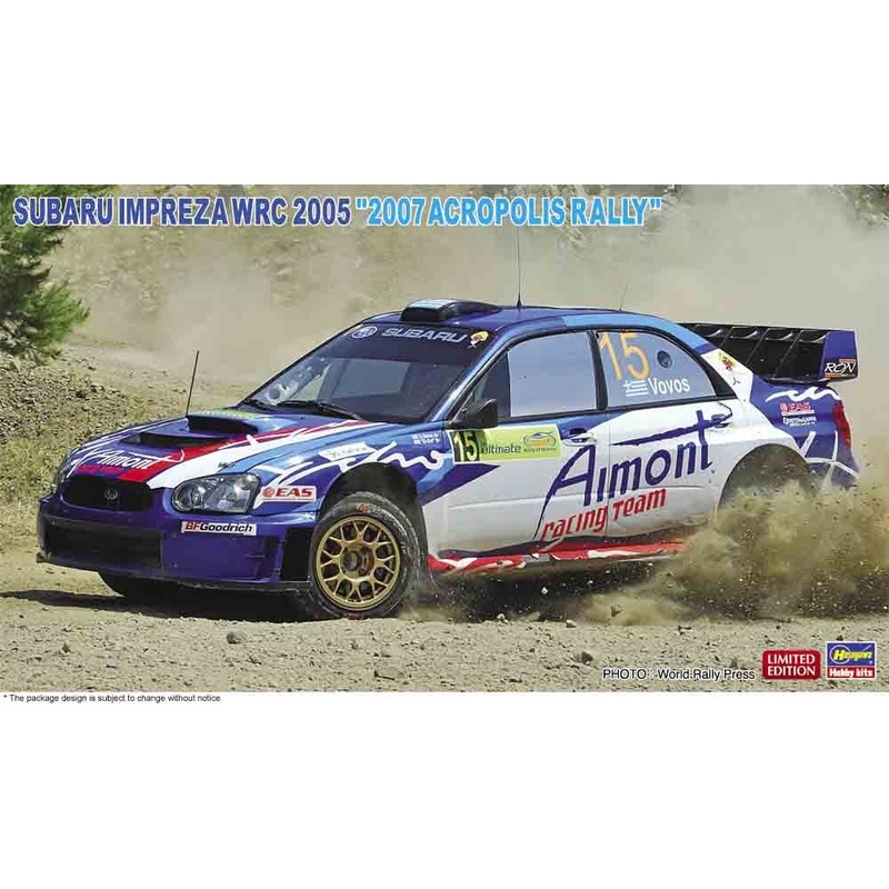 1/24 SUBARU IMPREZA WRC 2005 “2007 ACROPOLIS RALLY”