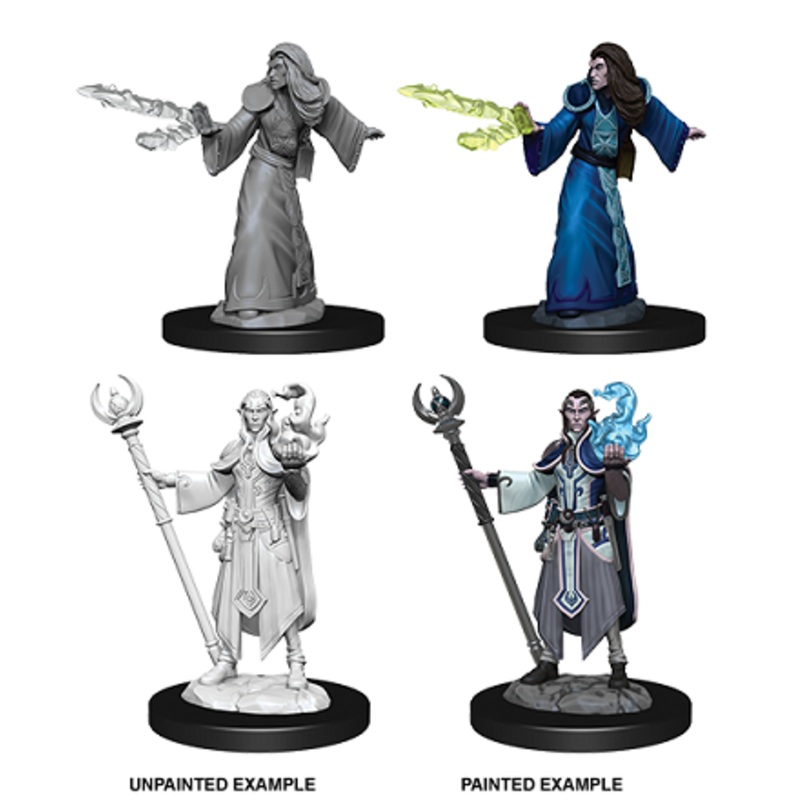 D&D Unpainted Miniatures: Wave 9: Elf Male Wizard
