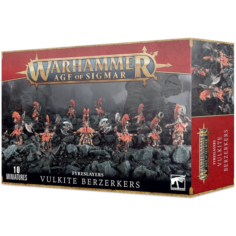 Age of Sigmar – Fyreslayers: Vulkite Berzerkers (84-25)