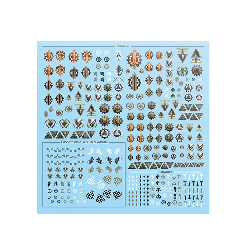 Adeptus Titanicus Legio Atarus Transfer Sheet
