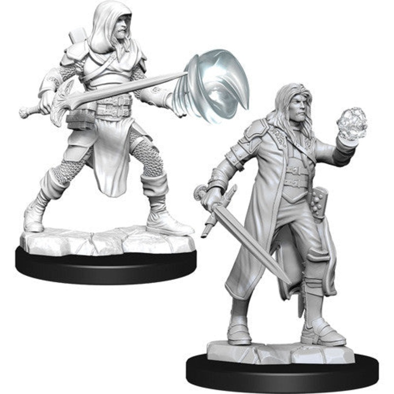 D&D Nolzur’s Marvelous Unpainted Minis: W13 Male Multiclass Fighter + Wizard
