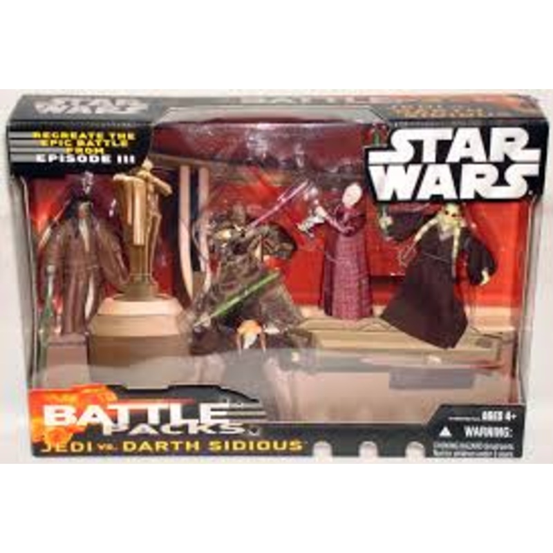 Jedi v Darth Sidious Battle Pack ROTS
