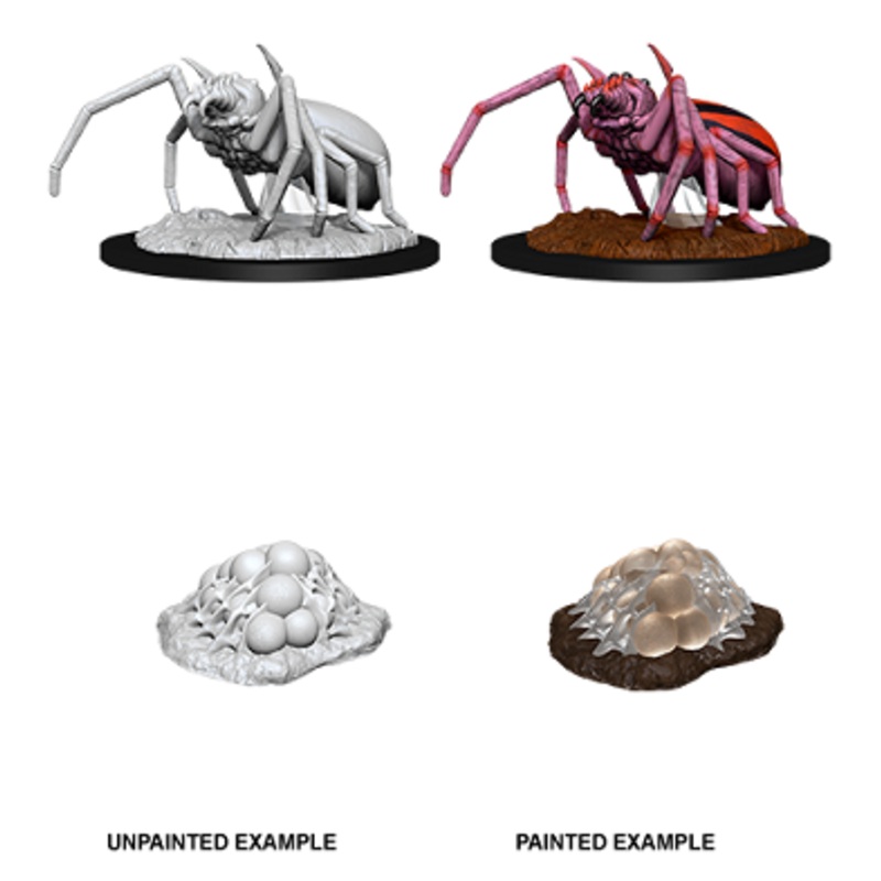 D&D Unpainted Minis: Wave 12: Giant Spider & Egg Clutch