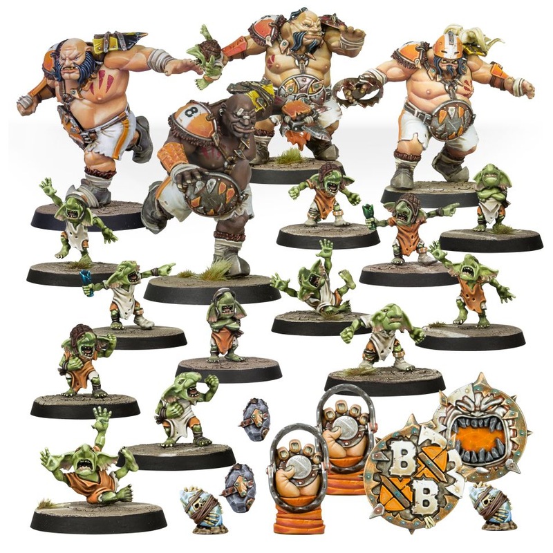 Ogre Blood Bowl Team: Fire Mountain Gut-Busters