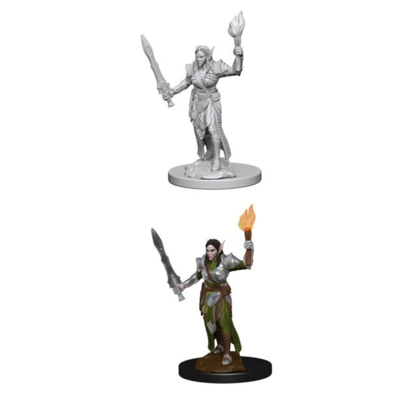 PF Unpainted Miniatures Wave 1: Elf Female Fighter