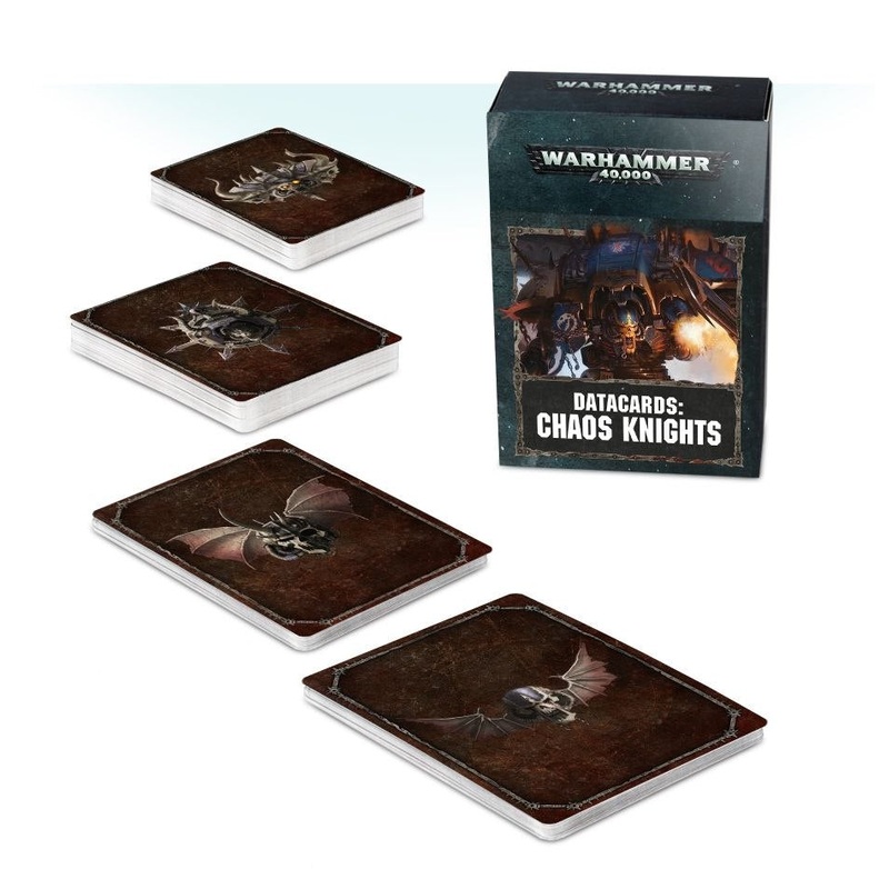 DATACARDS: CHAOS KNIGHTS (ENGLISH)