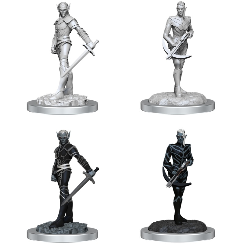 D&D Unpainted Minis: Wave 18: Drow Fighters