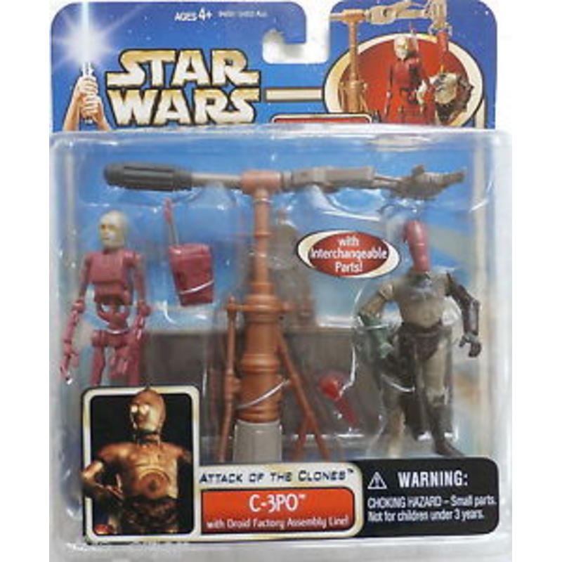 C-3PO with Droid Factory Assembly Line AOTC 2002